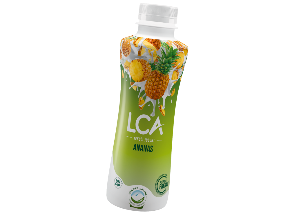 LCA tekoči jogurt ananas