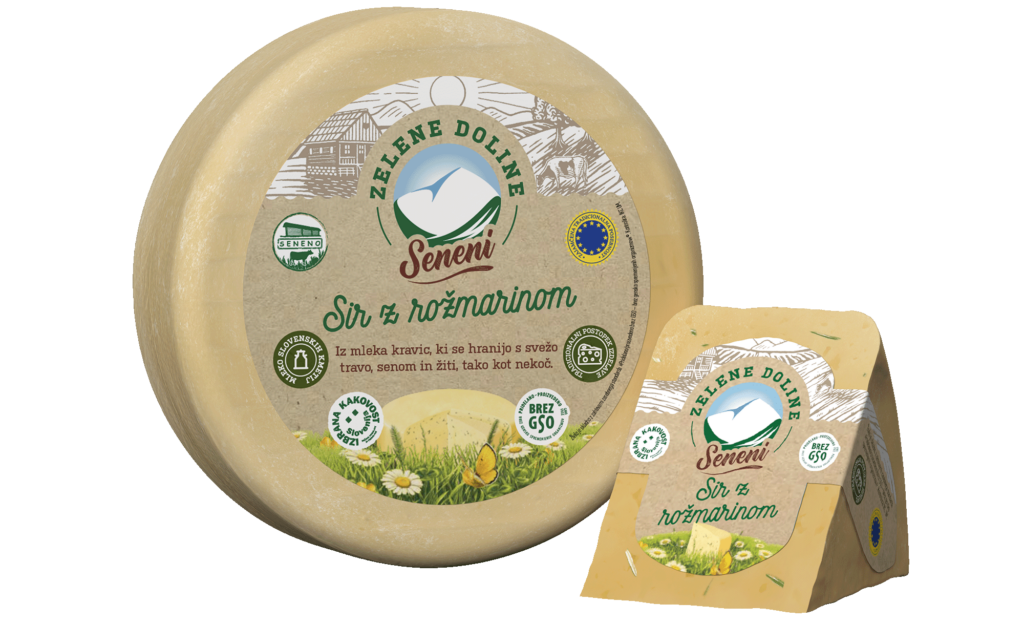 Seneni sir z rožmarinom